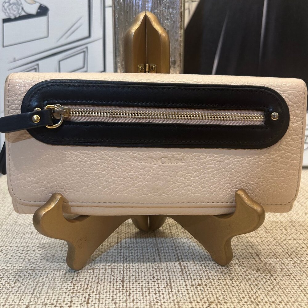 See by Chloe Continental Wallet in "Warm Beige" or Light Pink
